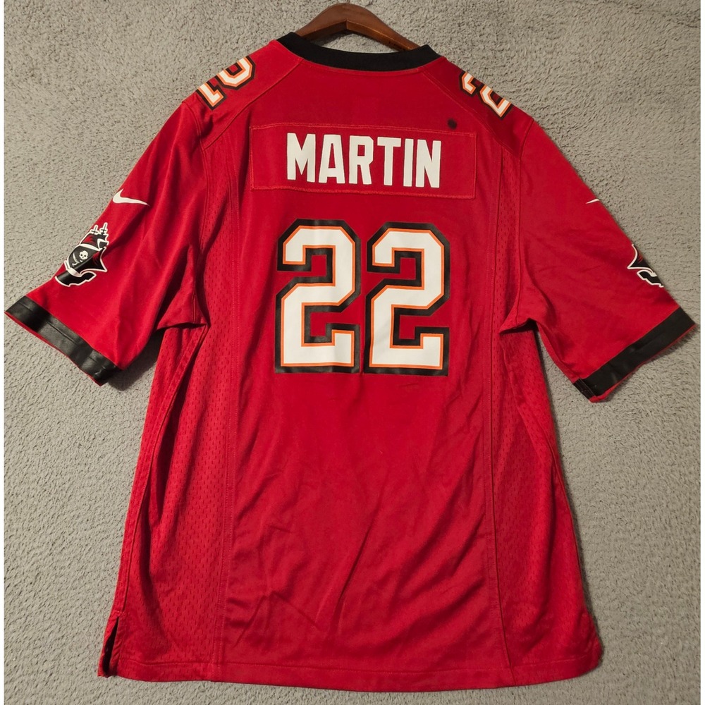 Nike NFL Tampa Bay Buccaneers Doug Martin #22 Jersey Mens Large Red Football